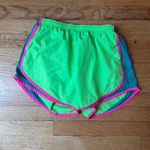 Nike medium neon shorts
